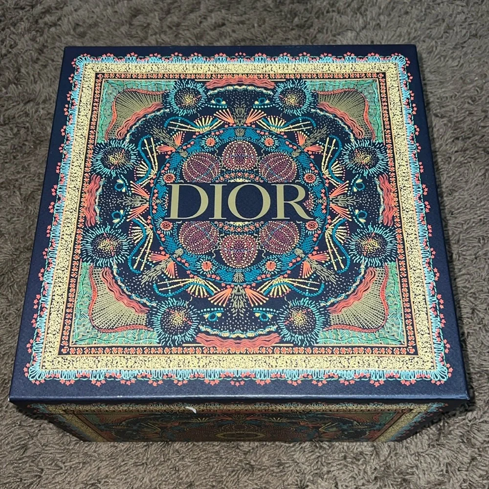 Dior Large Square Decorative Holiday Empty Box